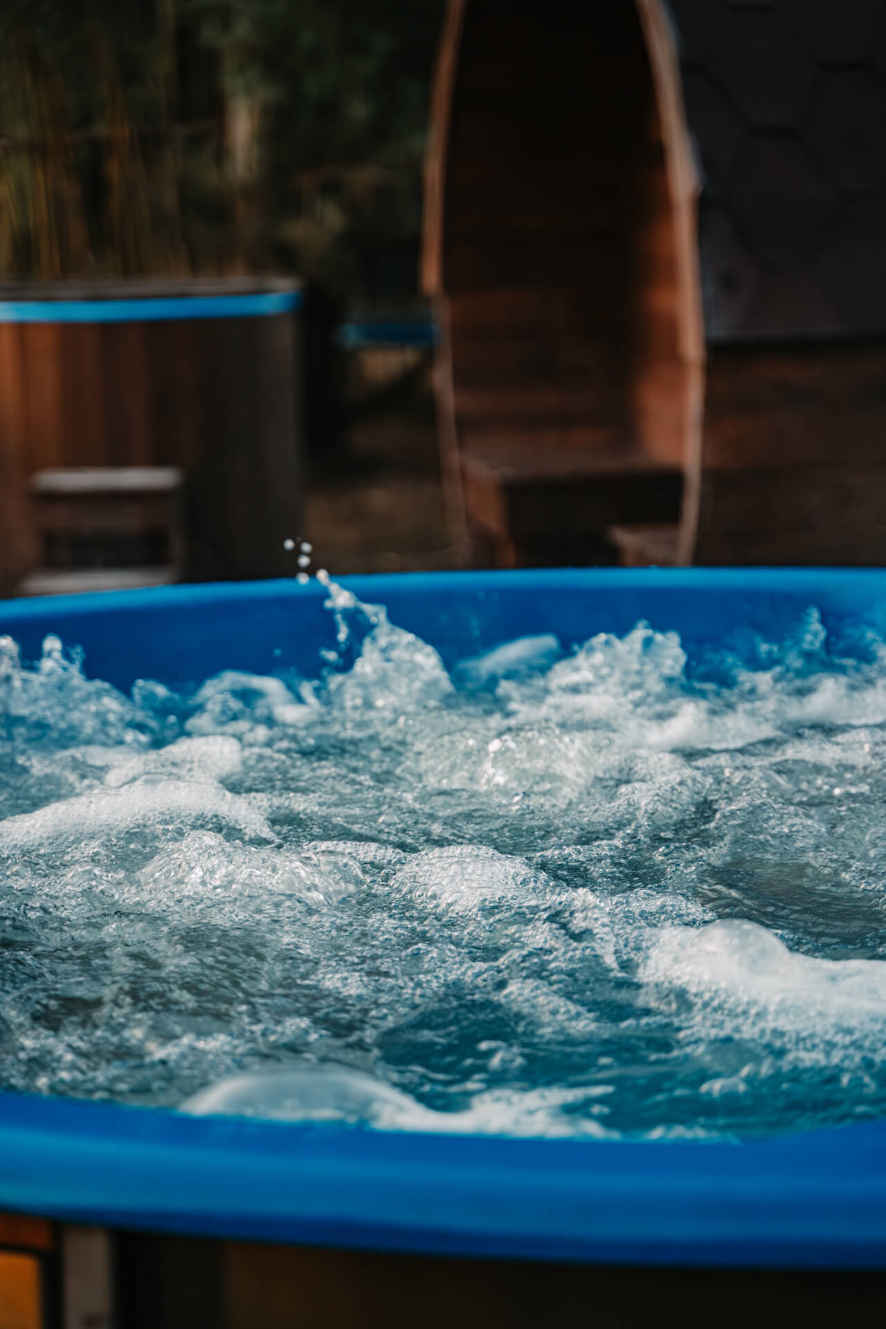 jacuzzi w całorocznej agroturystyce z wyżywieniem w Borach Tucholskich