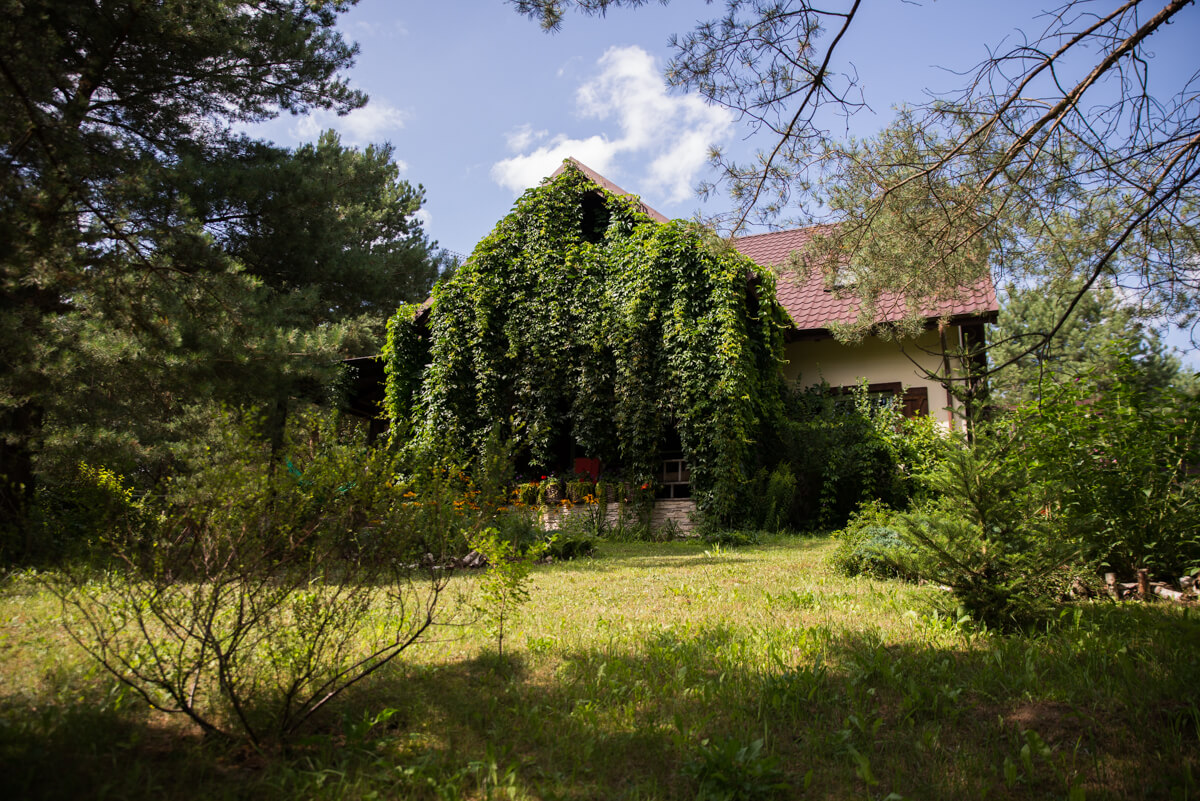 willa tuŻur w całorocznej agroturystyce z wyżywieniem w Borach Tucholskich widok od południa